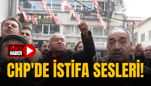 CHP Kayseri il binası önünde istifa sesleri!