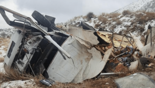 Erciyes yolunda trafik kazası!