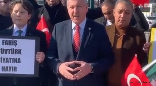 Gelecek Partili Özdağ'dan TÜVTÜRK protestosu