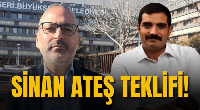 İYİ Parti'li Erhan Özhan'dan, Büyükşehir'e Sinan Ateş teklifi
