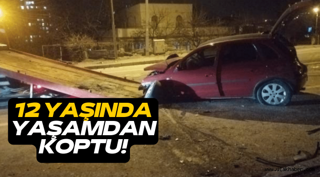 Kayseri'de 12 yaşındaki çocuk, trafik kazasında hayatını kaybetti