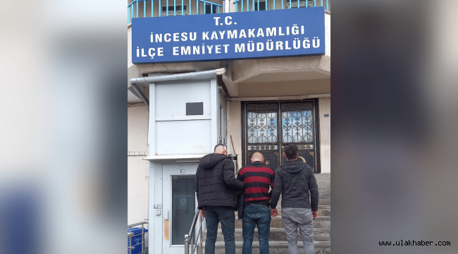 Kayseri'de hırsızlık suçundan 2 kişi tutuklandı