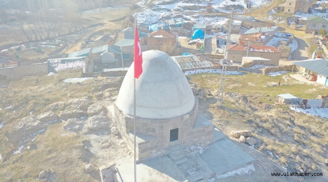 Kayseri'deki tarihî türbe, yeniden ayağa kaldırıldı