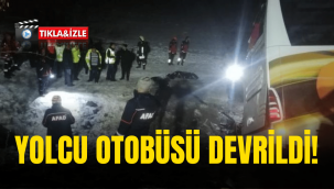 Kayseri - Malatya yolunda otobüs devrildi: 4 ölü 24 yaralı