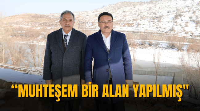 Kayseri Valisi Gökmen Çiçek'ten Zincidere Mesire Alanı'na övgü