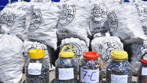 Kocasinan, 1 yılda 351 kg elektronik atık ile bin 390 kg atık pili ekonomiye kazandırdı