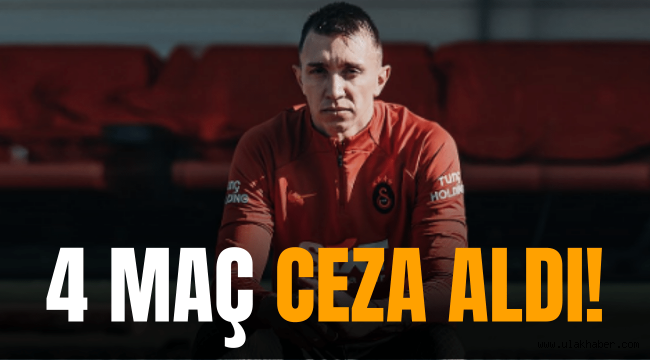 Muslera'ya 4 maç ceza!