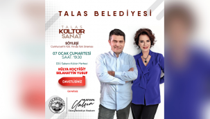 Ocak ayı Talas Kültür Sanat, Hülya Koçyiğit ile başlıyor