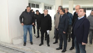 Rektör Altun, ERAGEM İnşaatında İncelemelerde Bulundu