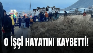 Servis kazasında ağır yaralanan işçi, hayatını kaybetti!