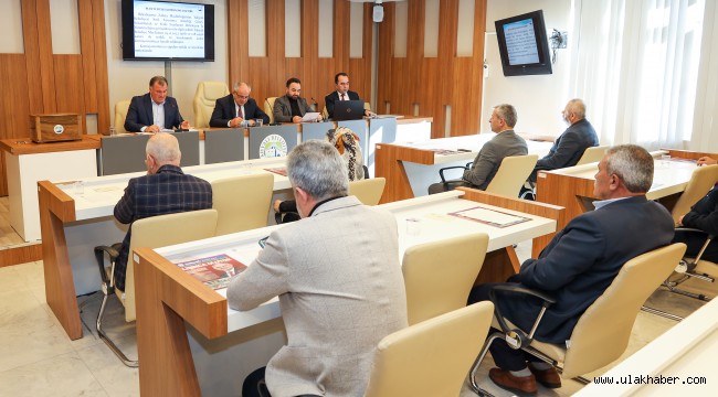 Yahyalı Belediyesi 2023 yılının ilk meclis toplantısını yaptı