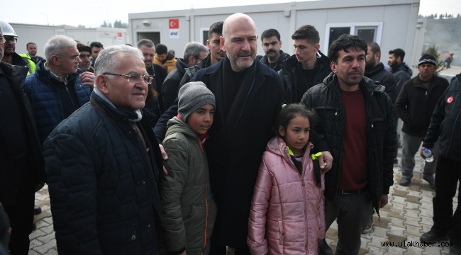 Bakan Soylu'dan Başkan Büyükkılıç'a "çarşı" teşekkürü