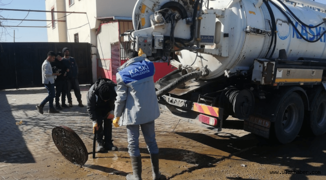 Başkan Büyükkılıç: KASKİ'miz afet bölgesinde kanalizasyon altyapısını revize ediyor
