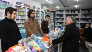 Başkan Büyükkılıç, Yeraltı Çarşısı ve İstasyon Caddesi'nde esnafları ziyaret etti