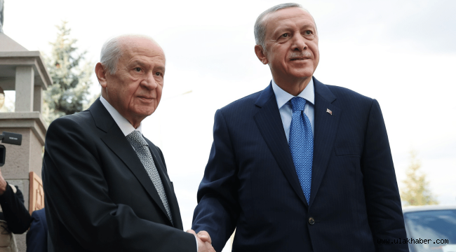 Cumhurbaşkanı Erdoğan'dan Devlet Bahçeli ziyareti!