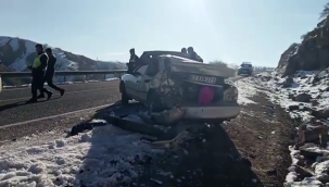 Elazığ - Pertek yolunda trafik kazası