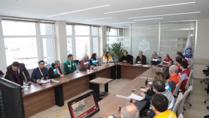 ERÜ'de "Afet Ekibi Toplantısı" gerçekleştirildi