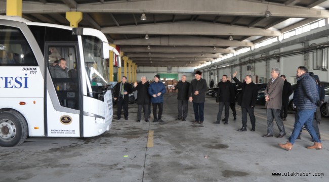 ERÜ'den deprem bölgesine sağlık ekibi gönderilmeye devam ediyor