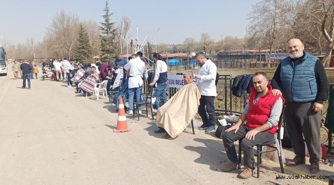 İncesu'dan afet bölgesine 125 kuaför gönderildi