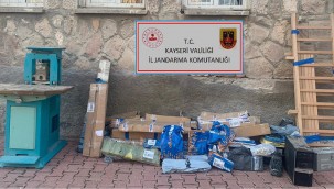 İş yeri hırsızı jandarma ekiplerince yakalandı