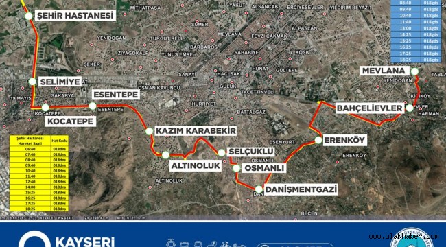 Kayseri Büyükşehir ulaşım ağını genişletiyor