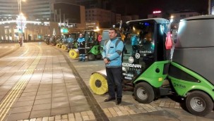 Kayseri'de beklenen kar yağışı etkisini gösterdi