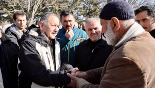 Özhaseki, Kahramanmaraş'ta incelemelerde bulundu