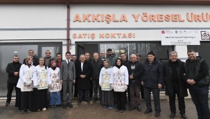 Başkan Büyükkılıç, Akkışla'da üreten kadınlarla buluştu