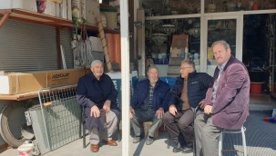 Başkan Büyükkılıç, hem esnaf ziyaret etti hem de vatandaşla buluştu