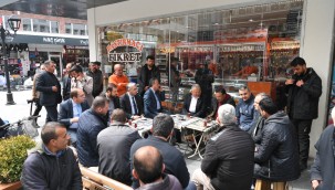 Başkan Büyükkılıç, Vali Çiçek ile birlikte esnaf ziyaretinde