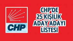 CHP'de Kayseri'den 25 isim aday adaylığı başvurusu yaptı