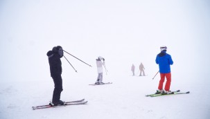 Erciyes'te kar kalınlığı 70 cm