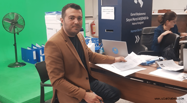 Hasan Sami Özvarinli, İYİ Parti milletvekili aday adaylığına başvurdu  