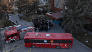 Hurda otobüsten doğal afet konaklama aracına