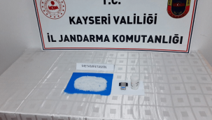Kayseri'de 60 bin lira değerinde uyuşturucu madde taşıyan şahıs yakalandı