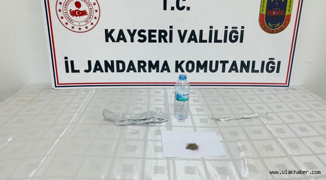 Kayseri'deki uyuşturucu operasyonunda 1 kişi yakalandı