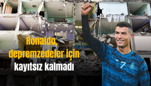 Ronaldo, depremzedeler için kayıtsız kalmadı