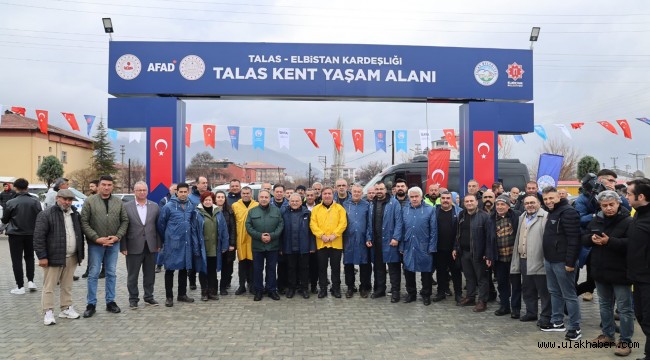 Talas Belediyesi, deprem bölgesi Elbistan'a şehir kurdu