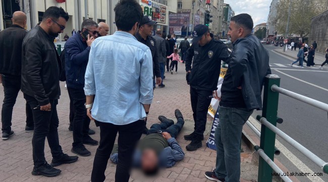 Alkollü şahıs, polis ekiplerine zor anlar yaşattı 