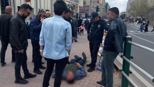 Alkollü şahıs, polis ekiplerine zor anlar yaşattı 