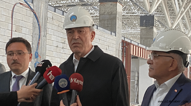 Bakan Akar, yeni terminal binası inşaatının Haziran'a bitirilmesi talimatını verdi