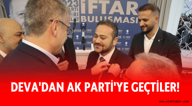DEVA'dan istifa eden 3 isim, AK Parti'ye geçti!