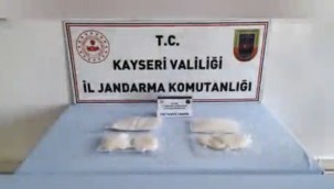 Kayseri'de 2 kilogram metamfetamin piyasa sürülmeden ele geçirildi