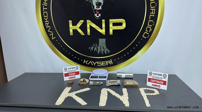 Kayseri'de uyuşturucu madde operasyonu: 2 gözaltı 