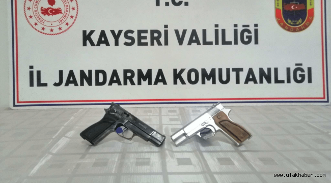 Kayseri'de uyuşturucu ve silah ticareti operasyonu
