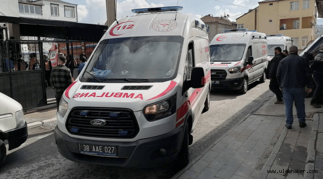 Kayseri'de yabancı uyruklu 7 kişi soba gazından zehirlendi