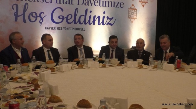 Kayseri OSB iftar programı düzenledi