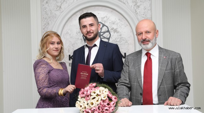 Kocasinan'ın yeni nikah salonu hizmete başladı