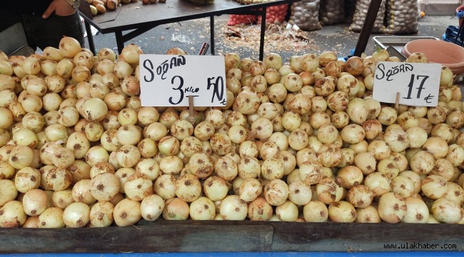 Kuru soğan 17 liraya kadar geriledi