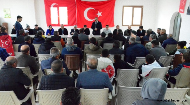 MHP'nin adayları Bünyan'da mahalleliyle buluştu